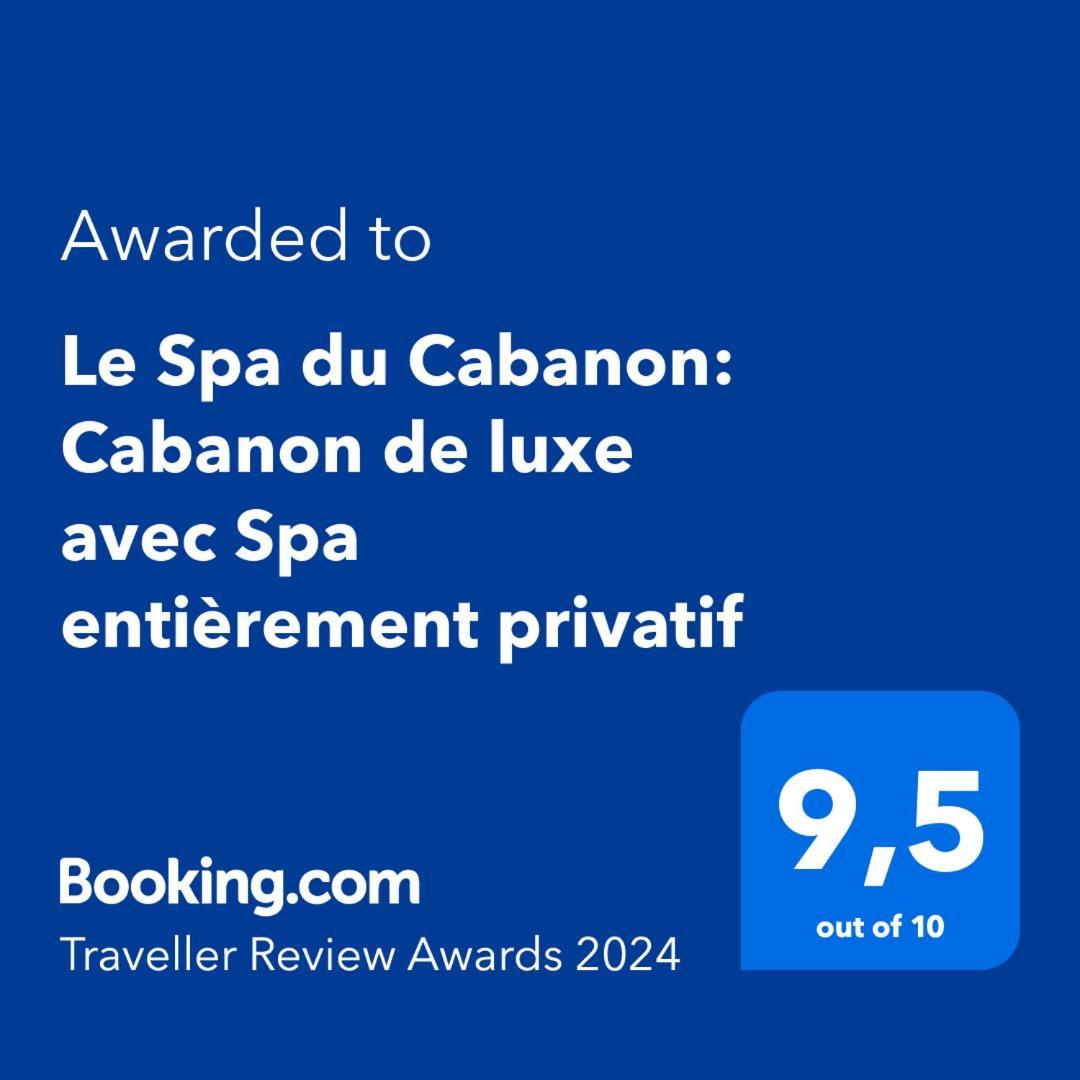 Le Spa du Cabanon: Cabanon de luxe avec Spa entièrement privatif Aye Extérieur photo
